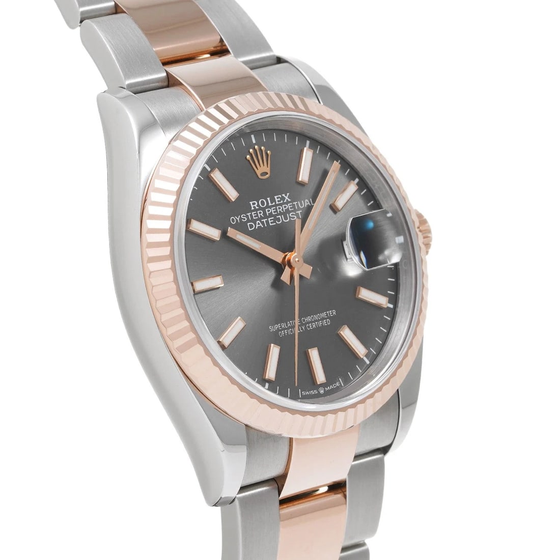 ROLEX DATEJUST SLATE WATCH - 3