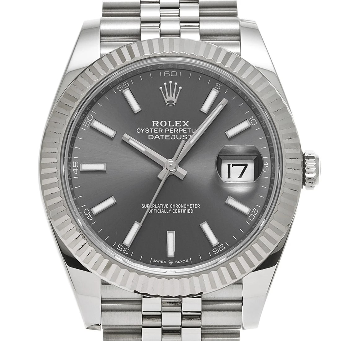 ROLEX DATEJUST SLATE WATCH - 4