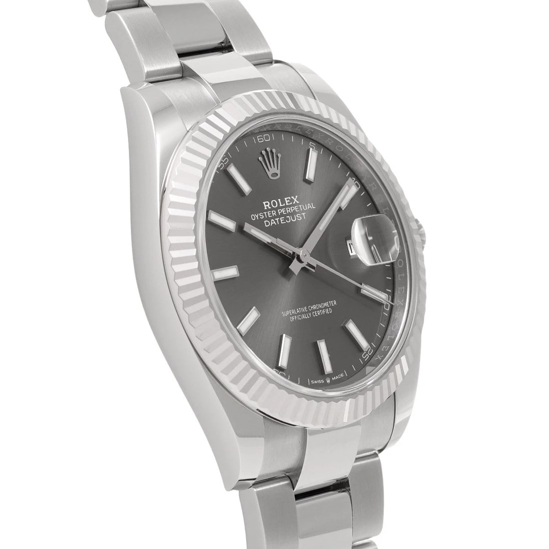 ROLEX DATEJUST SLATE WATCH - 3