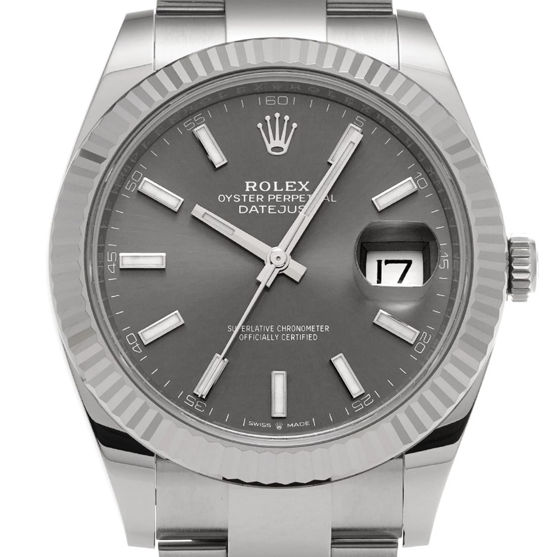 ROLEX DATEJUST SLATE WATCH - 4