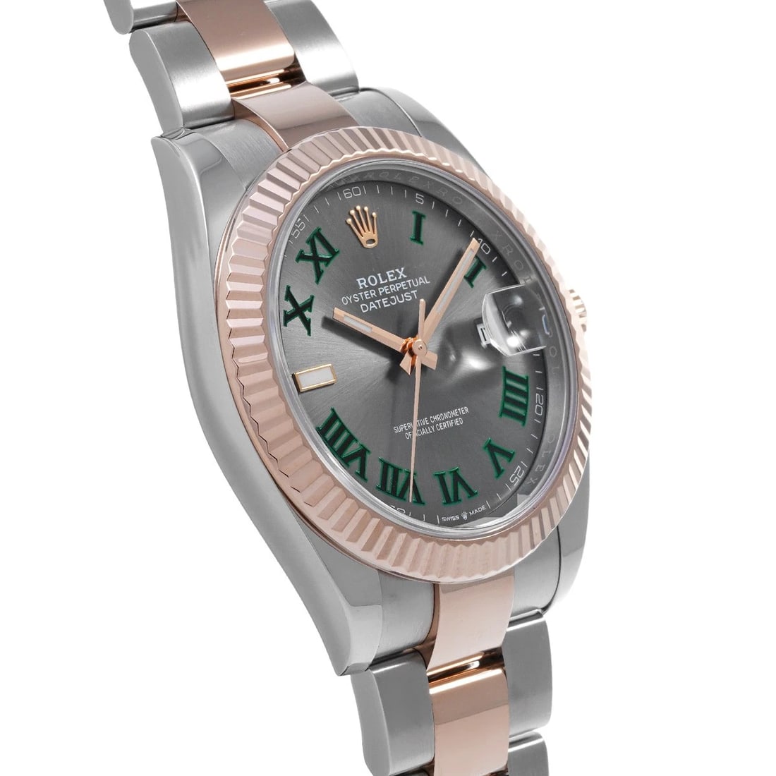 ROLEX DATEJUST SLATE WATCH - 3