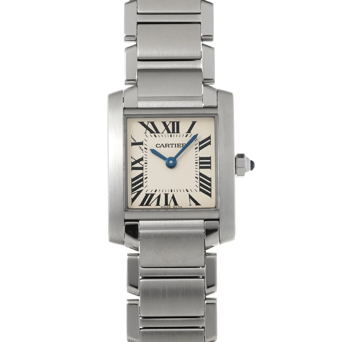 CARTIER TANK FRANCAISE SILVER WATCH: CARTIER Tank Francaise silver Watch Brand: CARTIER Type: Wristwatch Material: Band Material Stainless steel, Case Material Stainless steel Color: Dial Color Silver Size: ??Case? H/about 18mm