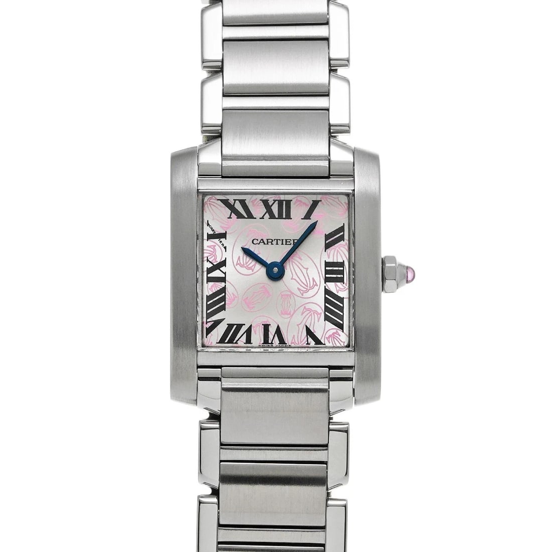 CARTIER TANK FRANCAISE SILVER WATCH: CARTIER Tank Francaise Silver Watch Brand: CARTIER Type: Wristwatch Material: Band Material Stainless steel, Case Material Stainless steel Color: Dial Color Silver Size: ??Case? H/about 25mm