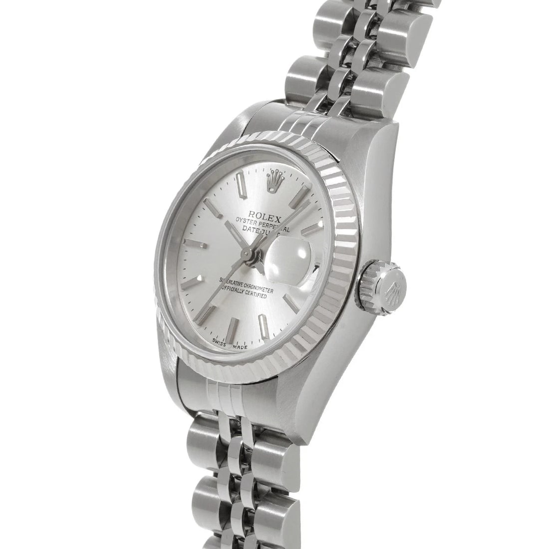 ROLEX DATEJUST SILVER WATCH - 2
