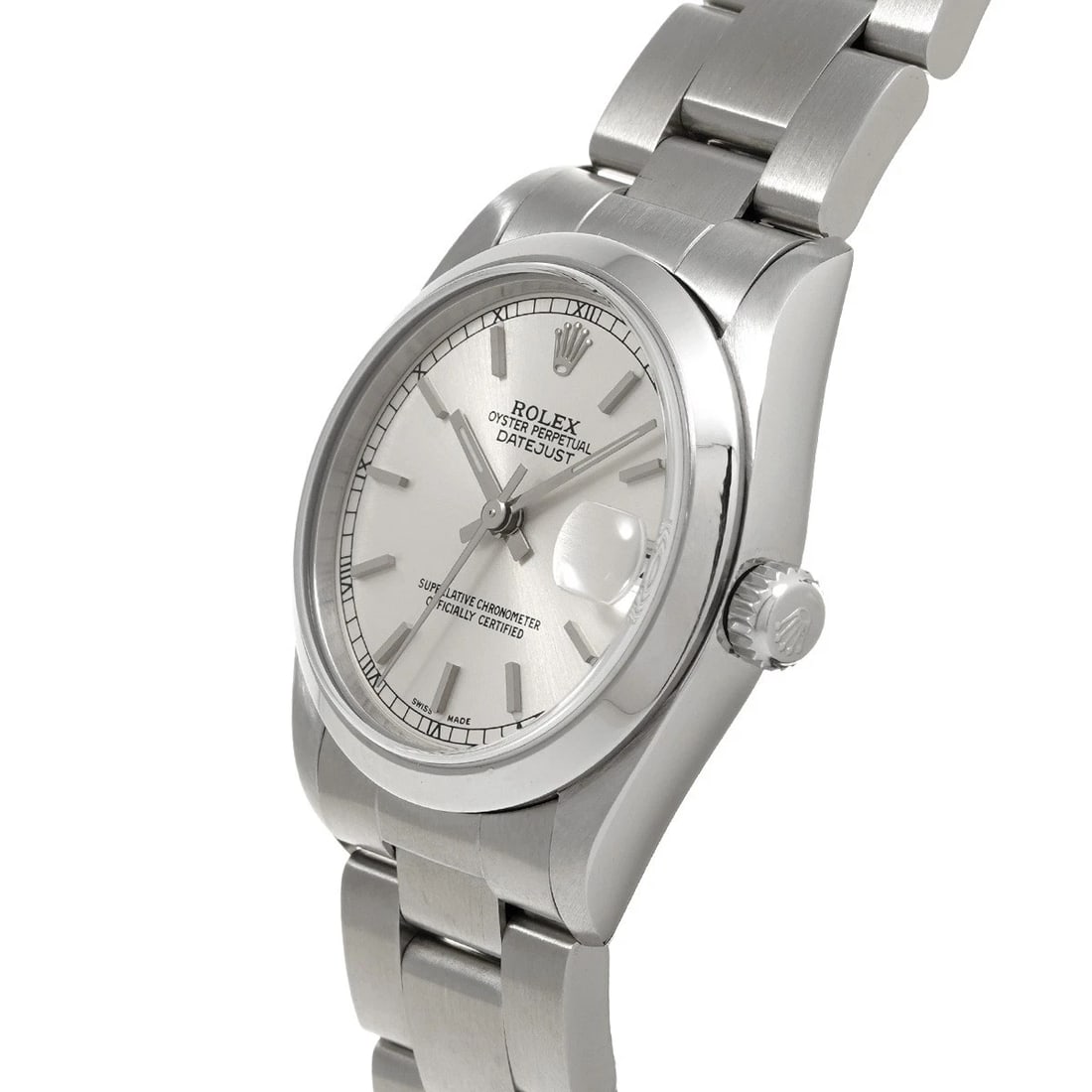 ROLEX DATEJUST SILVER WATCH - 2