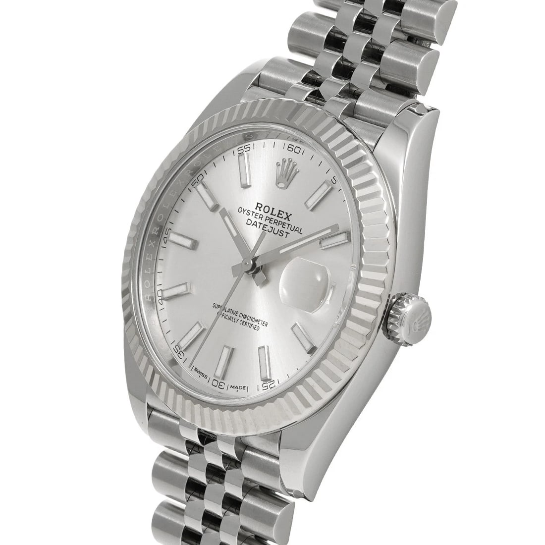 ROLEX DATEJUST SILVER WATCH - 2
