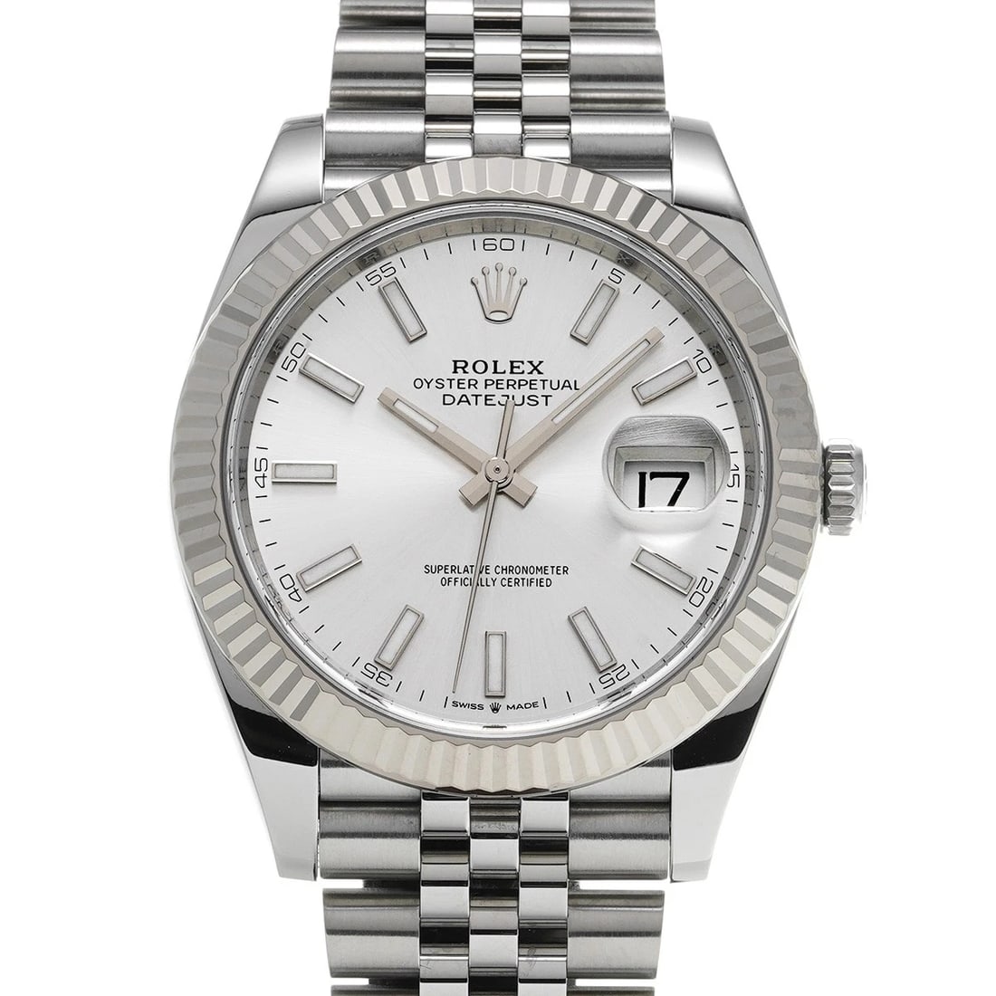 ROLEX DATEJUST SILVER WATCH: ROLEX Datejust Silver Watch Brand: ROLEX Type: Wristwatch Material: Band Material Stainless steel, Case Material Stainless steel Color: Dial Color Silver Size: ??Case? H/about 41mm W/about 41mm D/