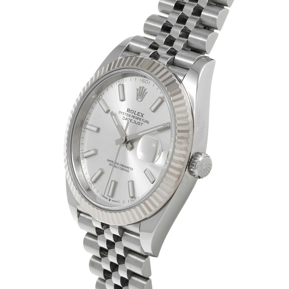 ROLEX DATEJUST SILVER WATCH - 2
