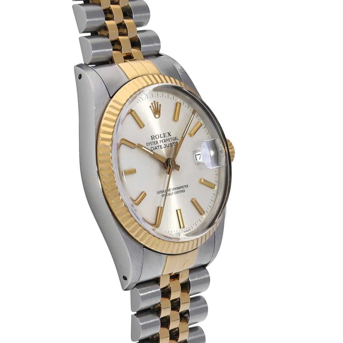 ROLEX DATEJUST CHAMPAGNE WATCH - 3
