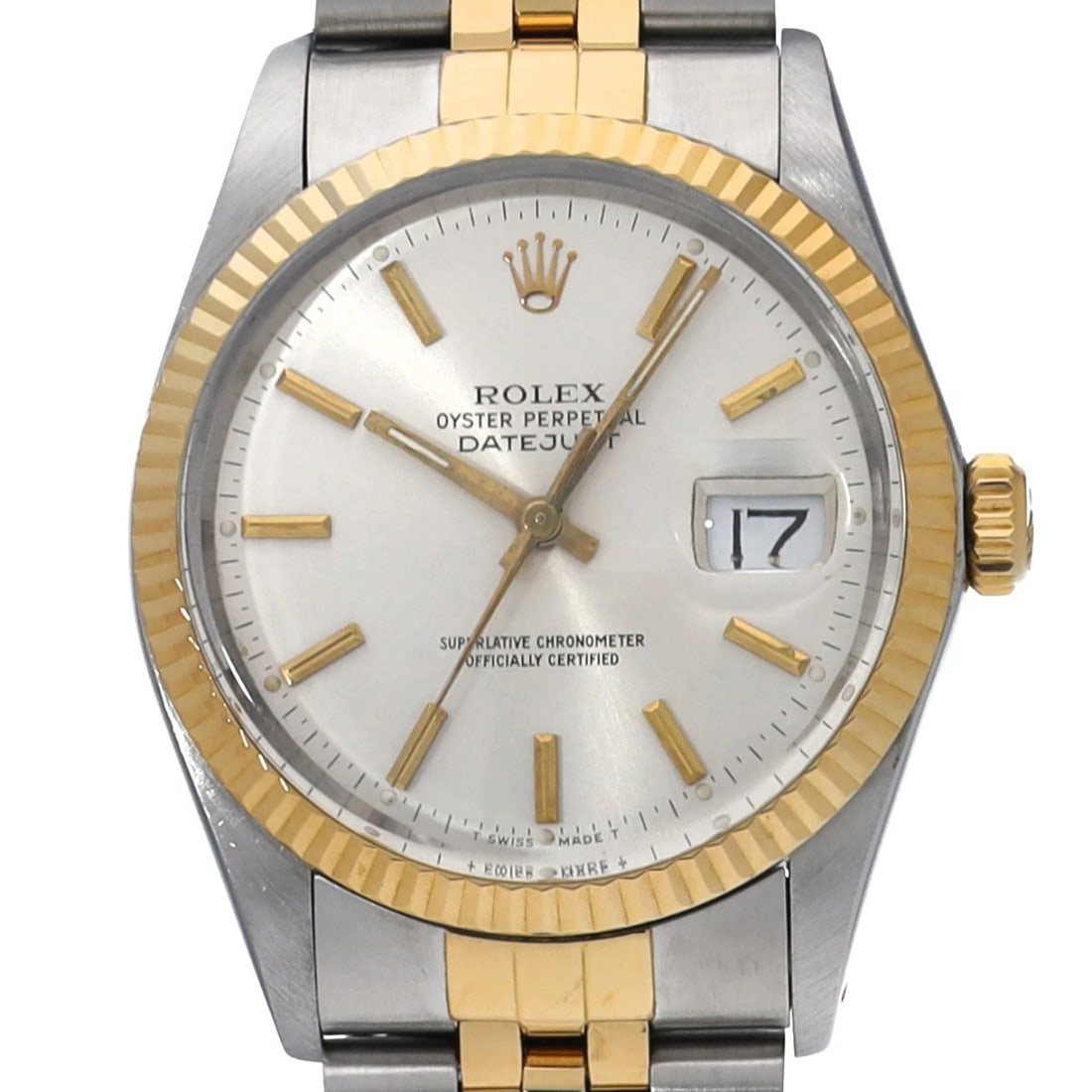 ROLEX DATEJUST CHAMPAGNE WATCH - 4
