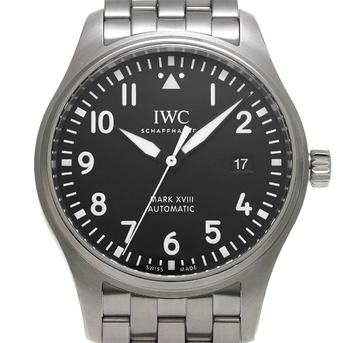 IWC PILOT BLACK WATCH - 4