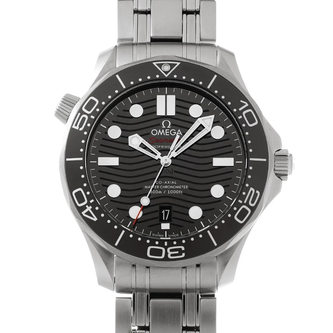 OMEGA SEAMASTER CO AXIAL CHRONOMETER: OMEGA Seamaster Co axial Chronometer Brand: OMEGA Type: Wristwatch Material: Band Material Stainless steel, Case Material Stainless steel Color: Dial Color black Size: ??Case? H/about 42mm