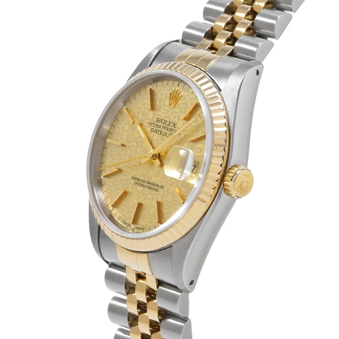 ROLEX DATEJUST CHAMPAGNE COMPUTER WATCH - 2