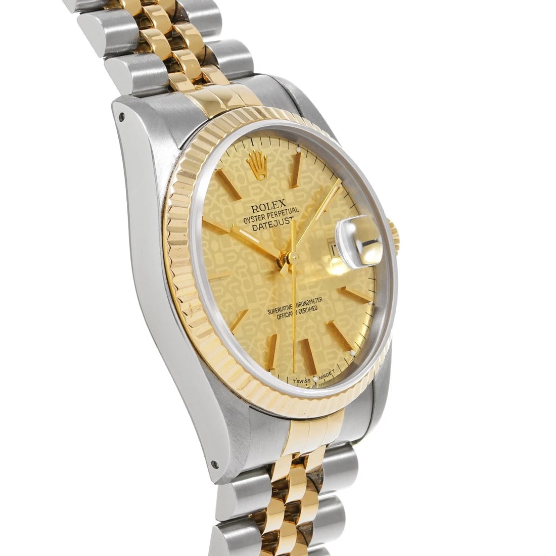 ROLEX DATEJUST CHAMPAGNE COMPUTER WATCH - 3