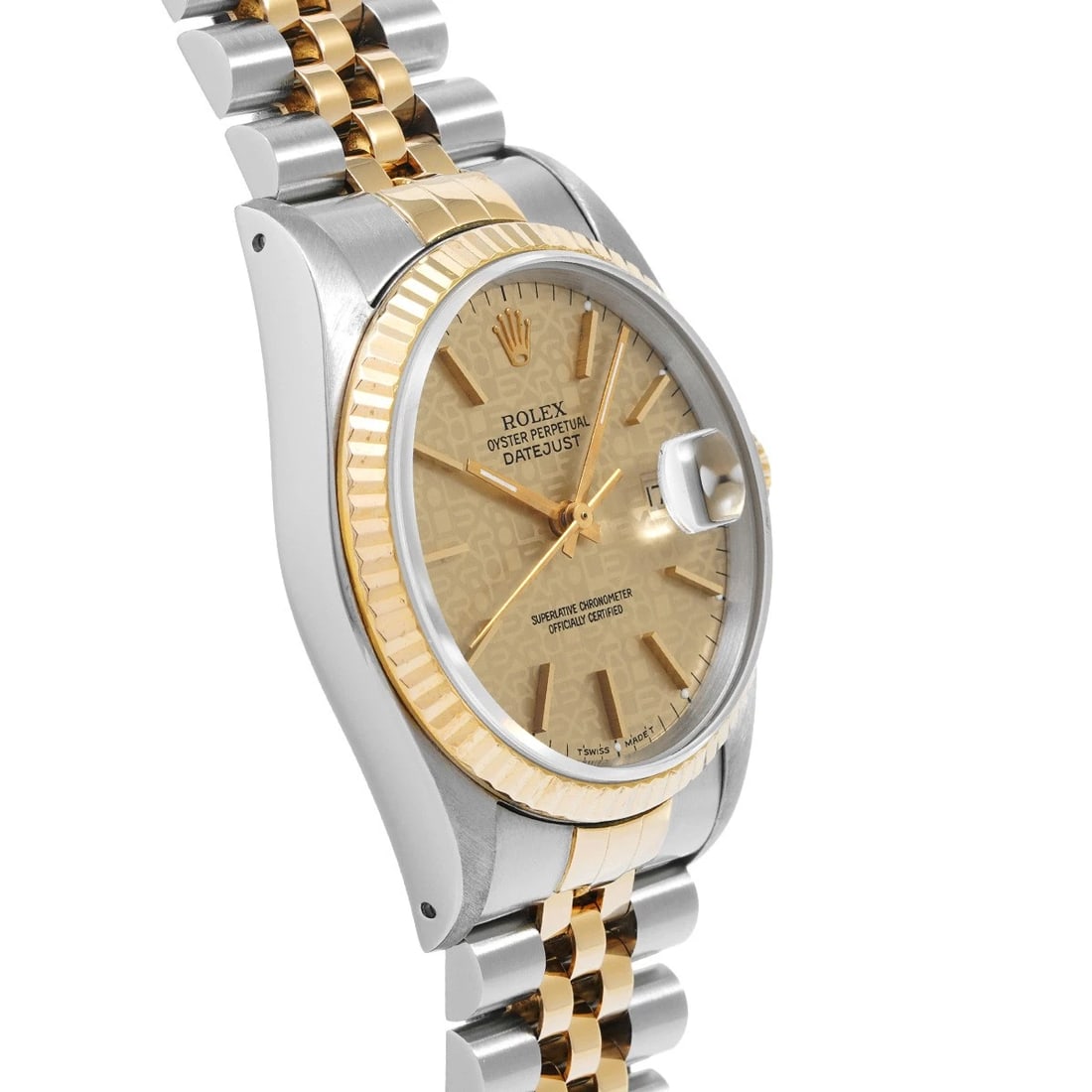 ROLEX DATEJUST CHAMPAGNE COMPUTER WATCH - 3