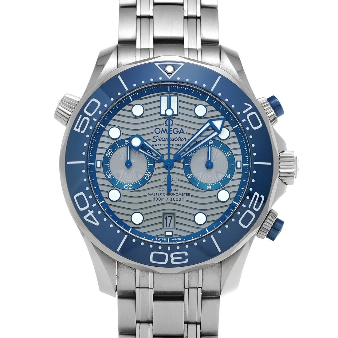 OMEGA SEAMASTER CO AXIAL CHRONOMETER: OMEGA Seamaster Co axial Chronometer Brand: OMEGA Type: Wristwatch Material: Band Material Stainless steel, Case Material Stainless steel Color: Dial Color gray Size: ??Case? H/about 44mm W/about