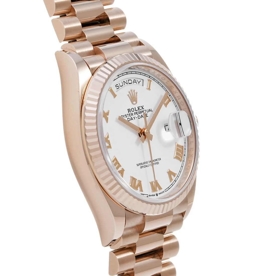 ROLEX WHITE WATCH - 3