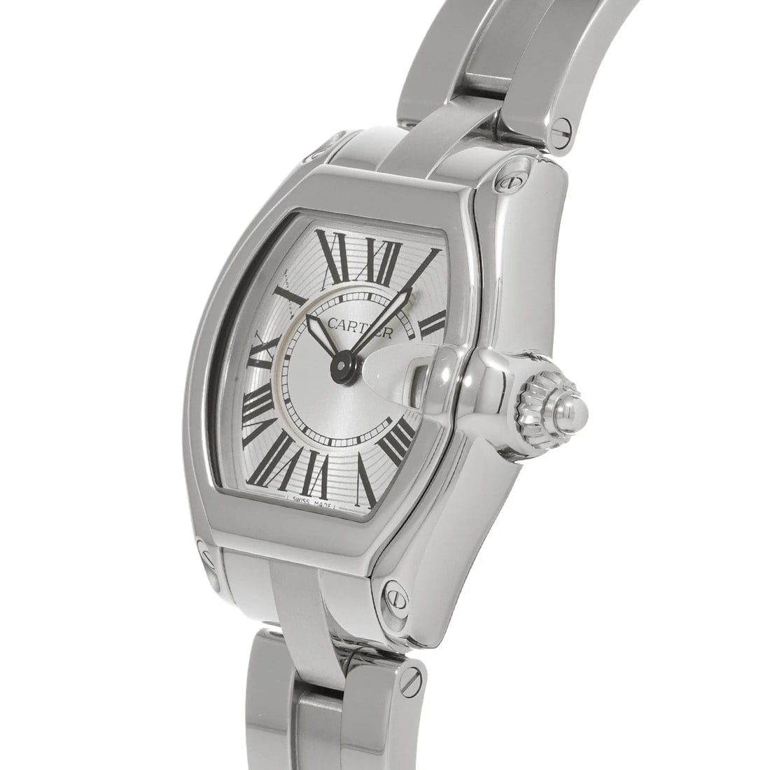 CARTIER ROADSTER SILVER WATCH - 2