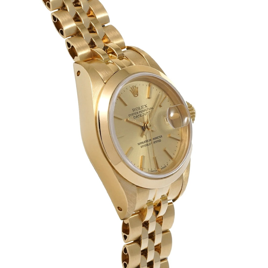 ROLEX DATEJUST BROWN WATCH - 3