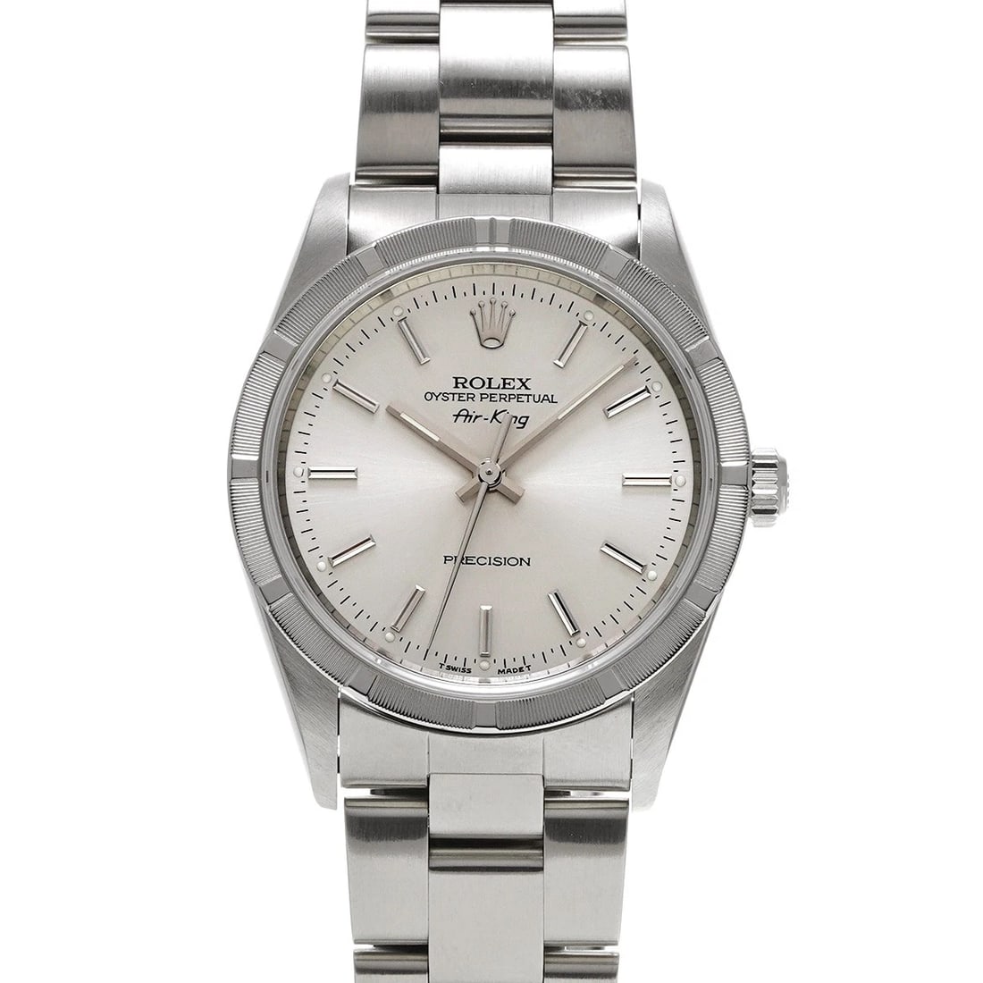 ROLEX AIR KING SILVER WATCH: ROLEX Air King Silver Watch Brand: ROLEX Type: Wristwatch Material: Band Material Stainless steel, Case Material Stainless steel Color: Dial Color Silver Size: ??Case? H/about 34mm W/about
