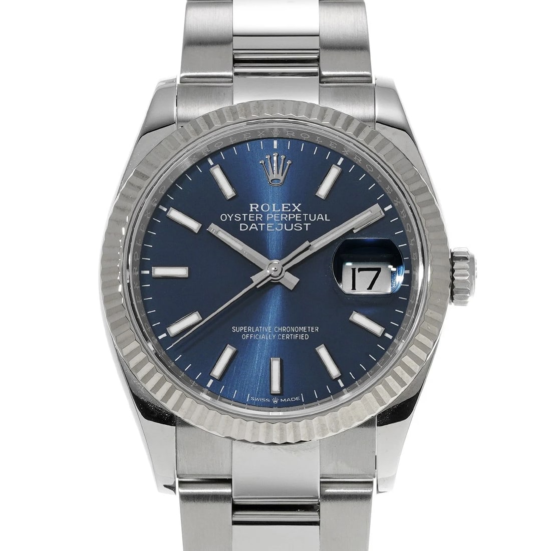 ROLEX DATEJUST BRIGHT BLUE WATCH: ROLEX Datejust Bright blue Watch Brand: ROLEX Type: Wristwatch Material: Band Material Stainless steel, Case Material Stainless steel Color: Dial Color Bright blue Size: ??Case? H/about 36mm W/abo