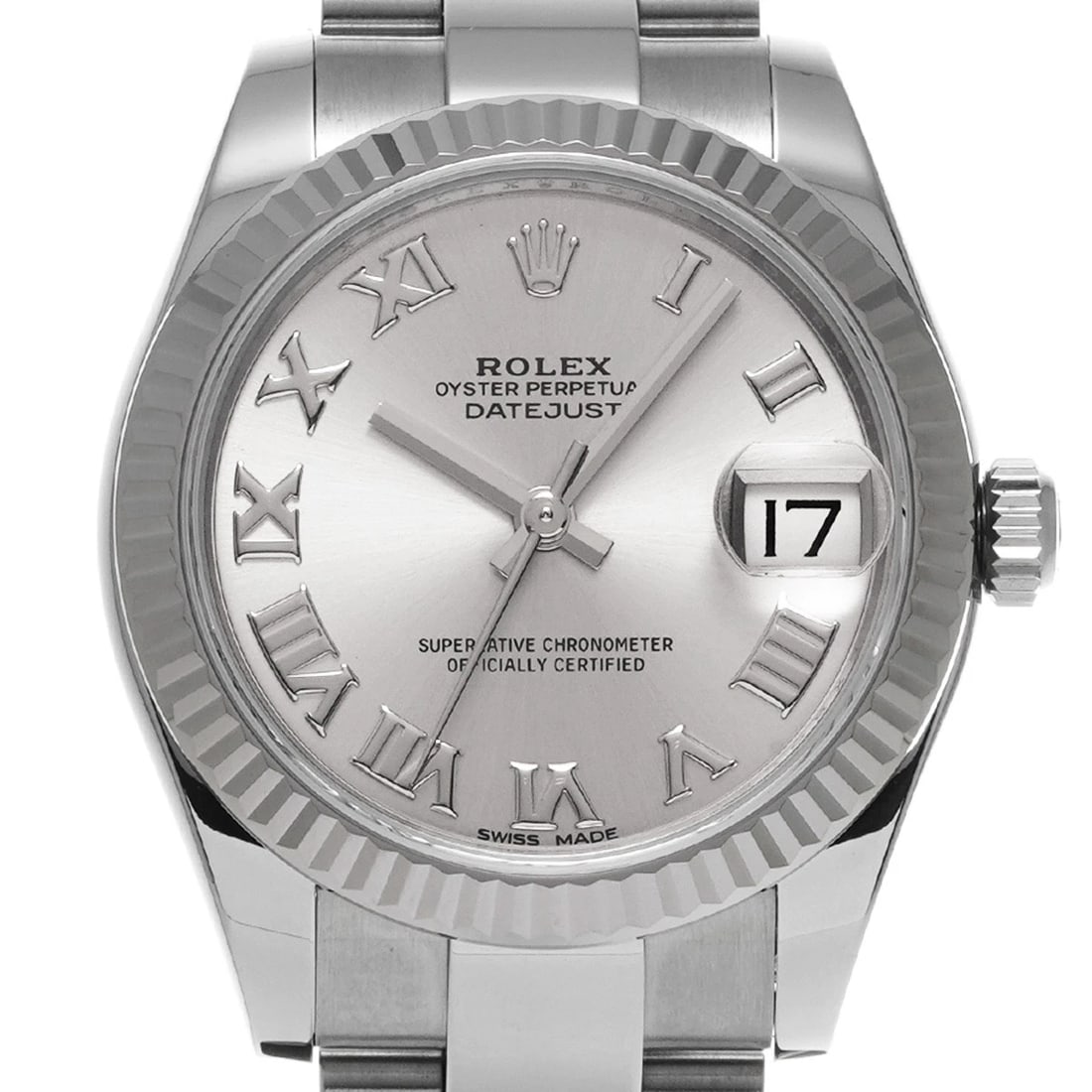 ROLEX DATEJUST GRAY WATCH - 4