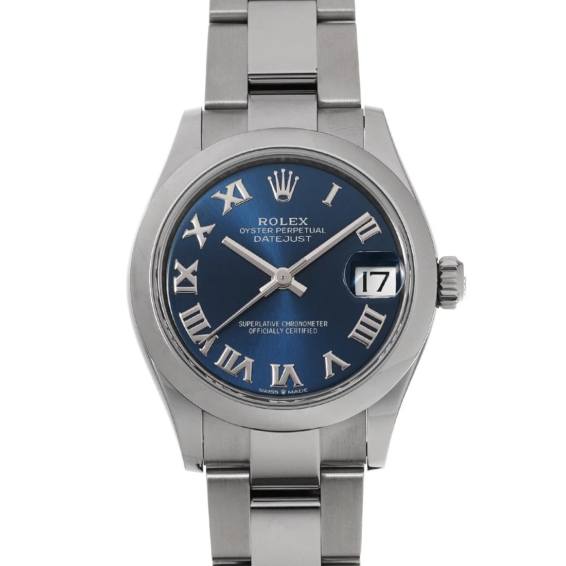ROLEX DATEJUST BRIGHT BLUE WATCH: ROLEX Datejust Bright blue Watch Brand: ROLEX Type: Wristwatch Material: Band Material Stainless steel, Case Material Stainless steel Color: Dial Color Bright blue Size: ??Case? H/about 31mm