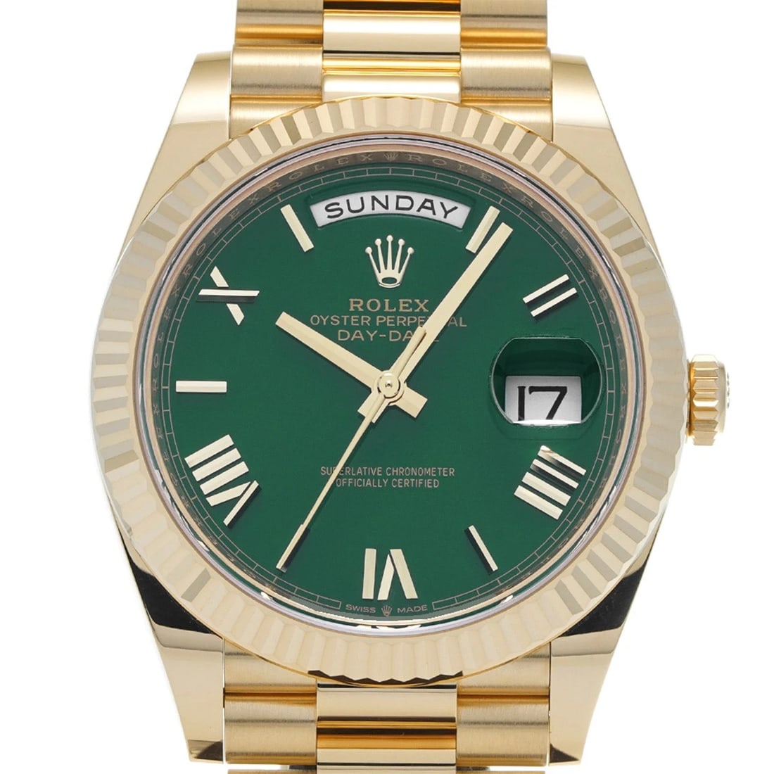 ROLEX GREEN WATCH - 4