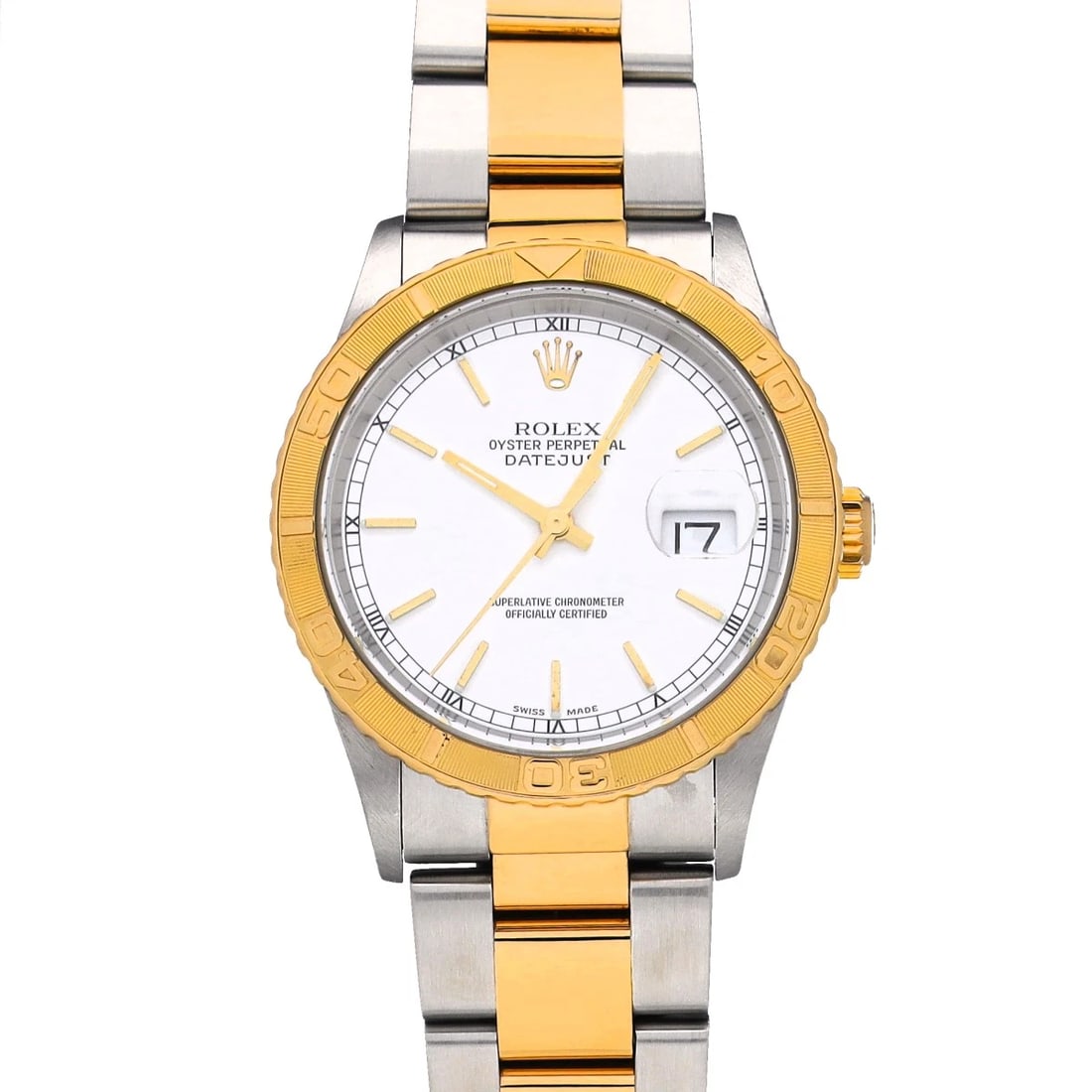 ROLEX DATEJUST WHITE WATCH: ROLEX Datejust white Watch Brand: ROLEX Type: Wristwatch Material: Band Material Yellow Gold/Stainless steel, Case Material Stainless steel Color: Dial Color white Size: ??Case? H/about 36mm W/abo