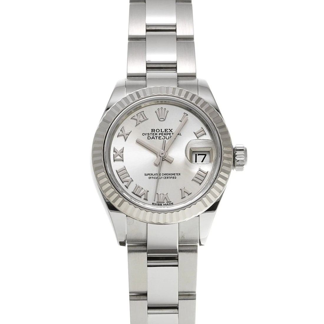 ROLEX DATEJUST SILVER WATCH: ROLEX Datejust Silver Watch Brand: ROLEX Type: Wristwatch Material: Band Material Stainless steel, Case Material Stainless steel Color: Dial Color Silver Size: ??Case? H/about 28mm W/about 28mm D/
