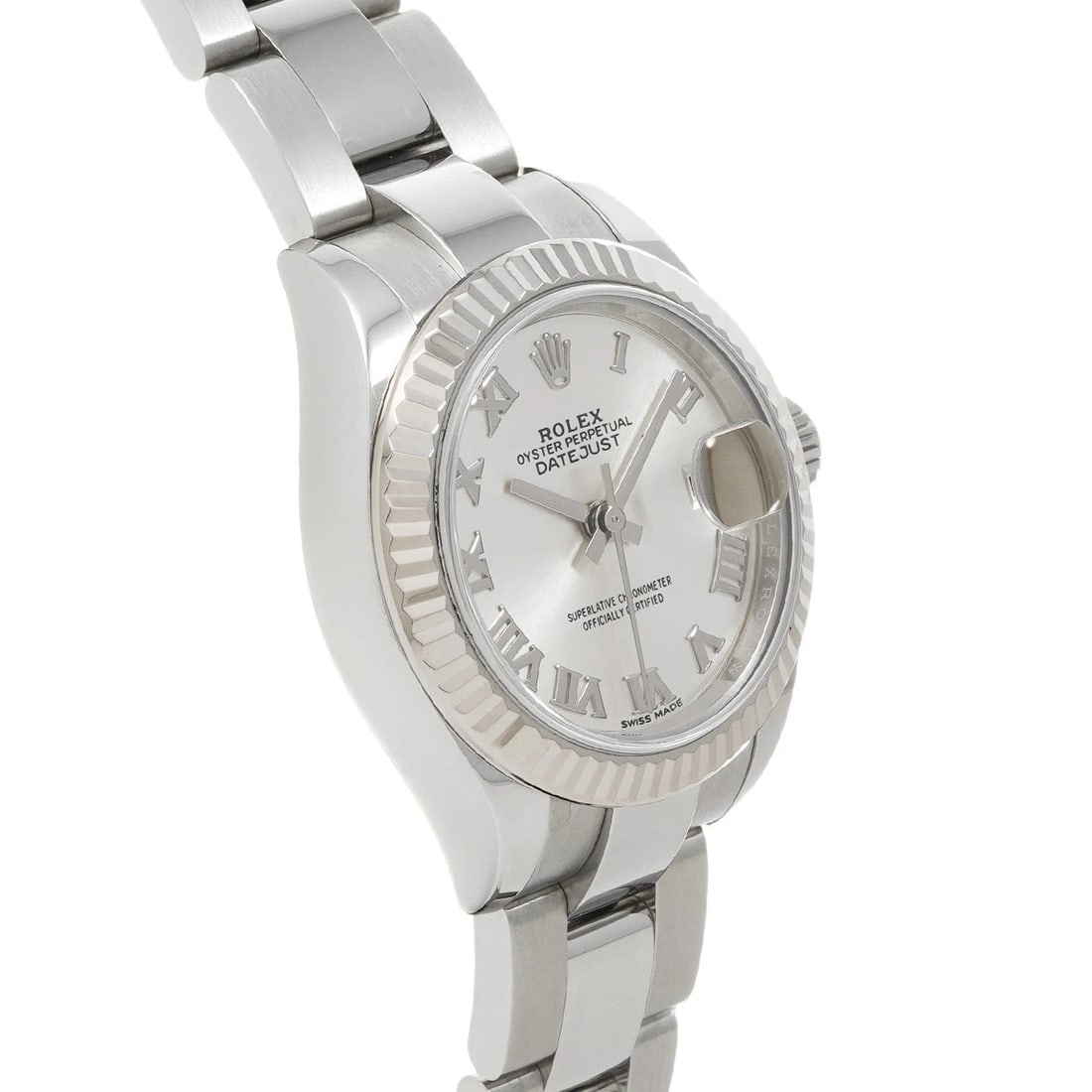 ROLEX DATEJUST SILVER WATCH - 3