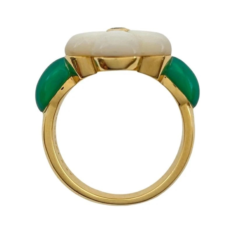 VAN CLEEF & ARPELS DIAMOND CHALCEDONY - 3