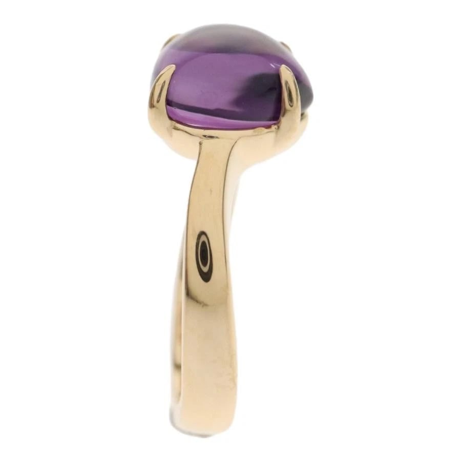 BVLGARI MEDITERRANEAN EDEN AMETHYST 18K YELLOW GOLD RING: Bvlgari Mediterranean Eden Amethyst 18k Yellow Gold Ring Brand: Bvlgari Type: Ring Material: 18k Yellow Gold Main Stone/Creation Natural Color: Yellow Size: 5.25 US Accessories: None Acces