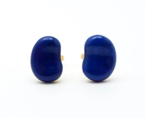 TIFFANY & CO ELSA PERETTI BEAN 18K YELLOW GOLD STUD EARRINGS: Tiffany & Co Elsa Peretti Bean 18k Yellow Gold Stud Earrings Brand: Tiffany & Co. Type: Earrings Material: 18k Yellow Gold Main Stone/Creation Natural Color: Yellow Size: Motif Size: •