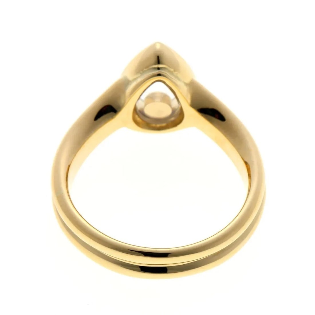 CHOPARD HAPPY DIAMONDS PEAR SHAPE MOVING RING - 4
