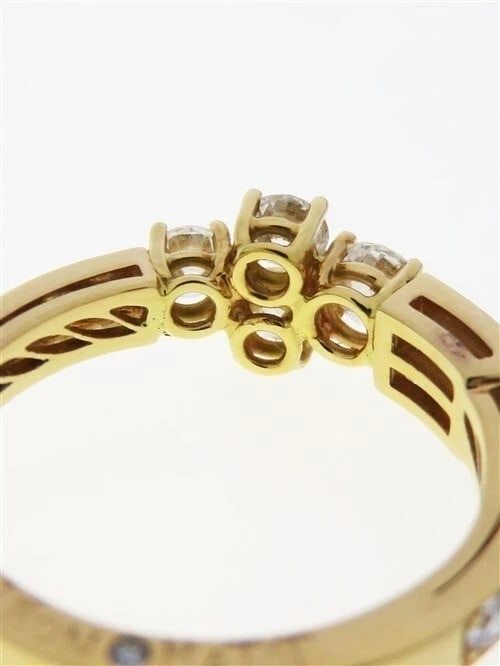 LEON HATOT FRANCE 18P DIAMOND RING: Leon Hatot France 18P Diamond Ring Brand: Leon Hatot Type: Ring Material: 18k Yellow Gold Main Stone/Creation Natural Color: Red Pink Size: 6.5 US Accessories: None Accessories Notice: When