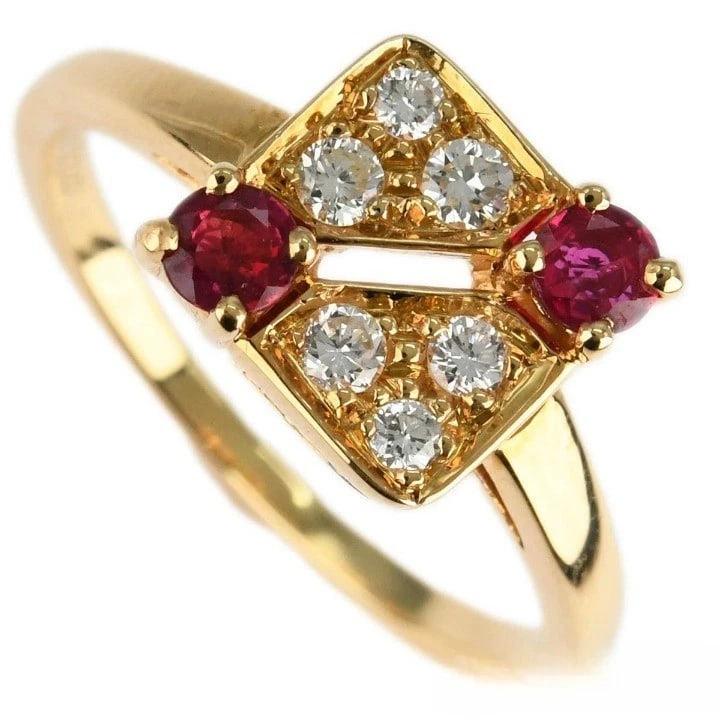 MAUBOUSSIN PARIS RUBY DIAMOND RING - 2