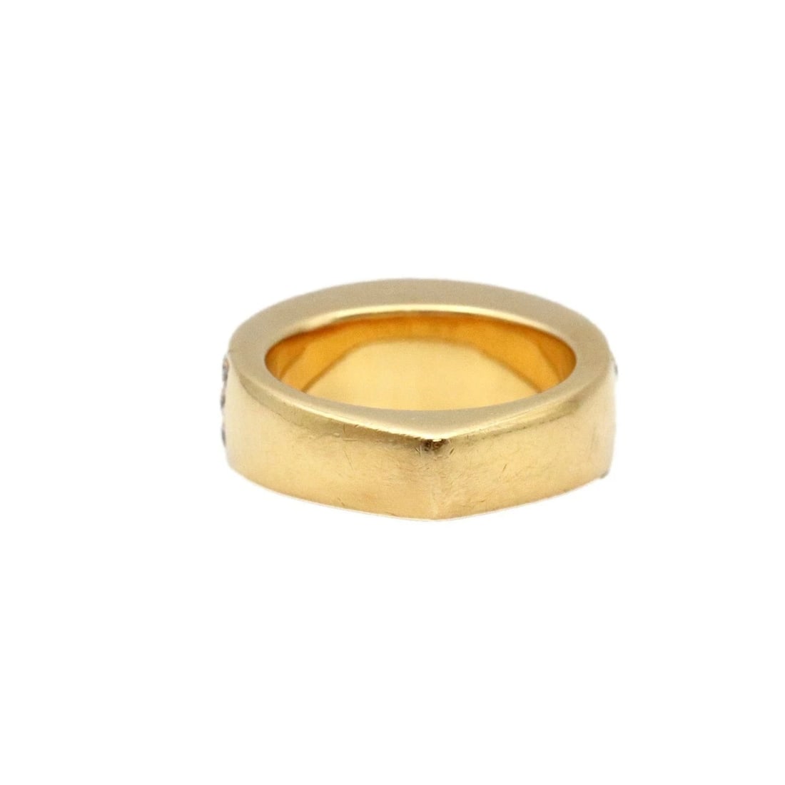 PIAGET MILLENNIUM SM PAVE DIAMONDS RING: Piaget Millennium SM Pave Diamonds Ring Brand: Piaget Type: Ring Material: 18k Yellow Gold Main Stone/Creation Natural Color: Yellow Size: 5.75 US Accessories: None Accessories Notice: When