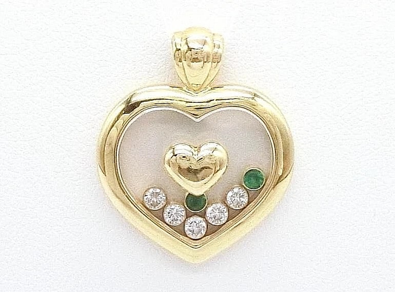 CHOPARD HAPPY DIAMOND PENDANT TOP NECKLACE CHARM (1 of 3)