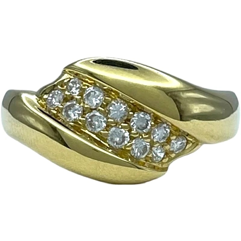 TIFFANY & CO DIAMOND WIDE BAND RING (1 of 4)