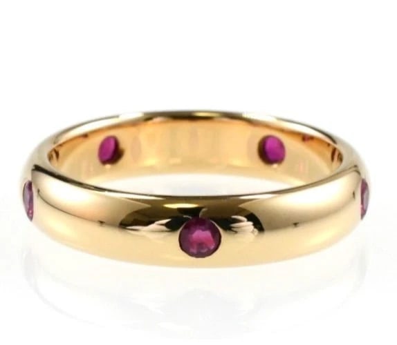 CARTIER STELLA18K YELLOW GOLD BAND RING (1 of 3)