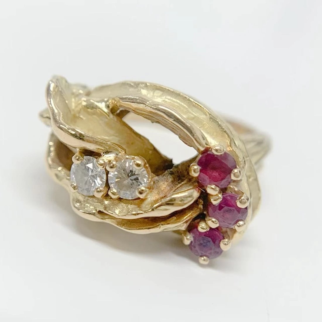 CHAUMET PARIS 3 RUBY RING - 2