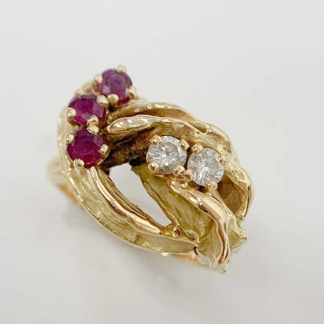 CHAUMET PARIS 3 RUBY RING - 3