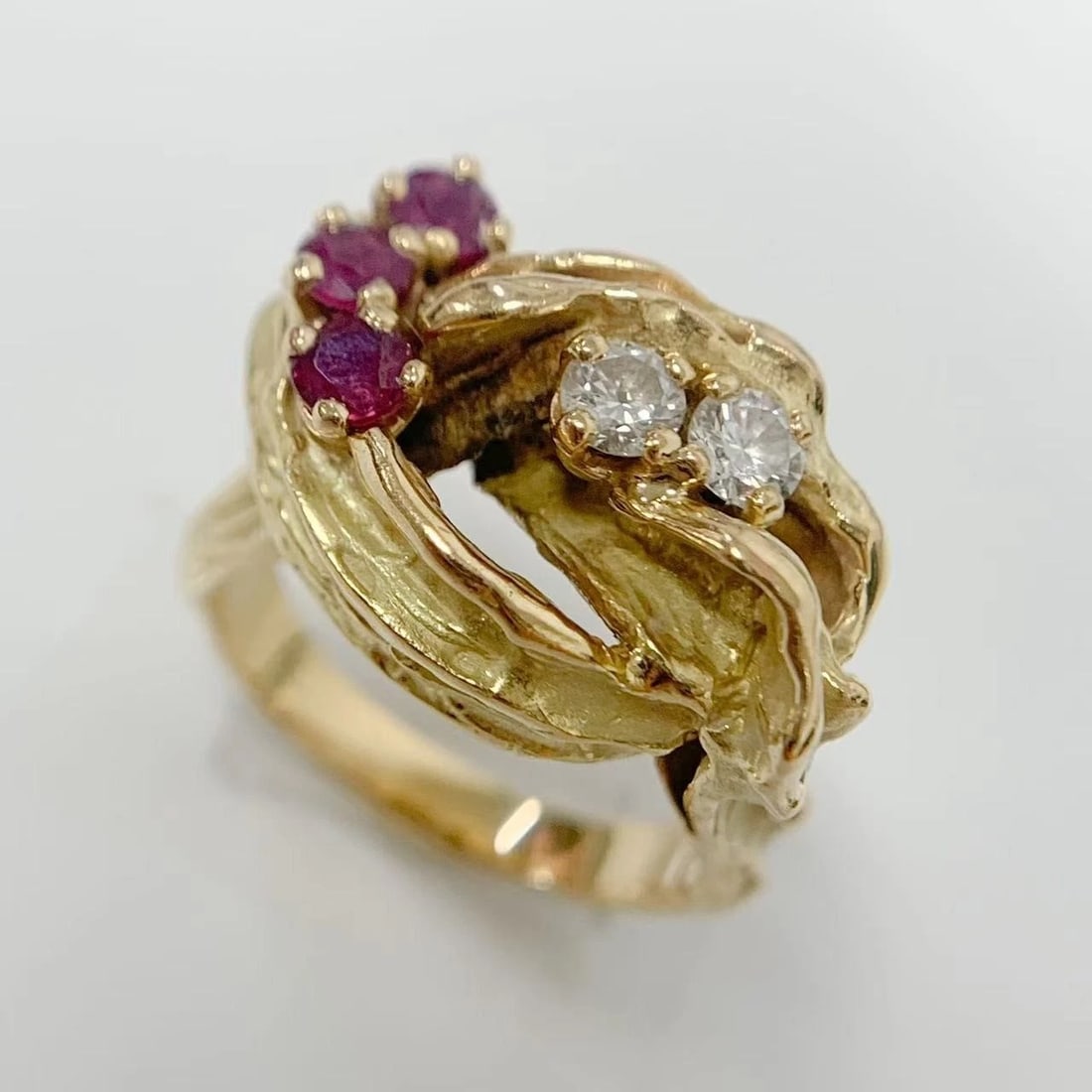 CHAUMET PARIS 3 RUBY RING - 4