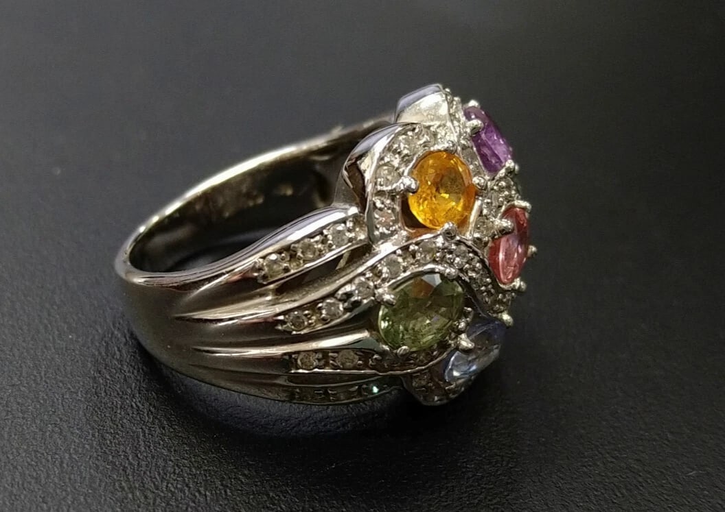 LE VIAN LEVIAN MULTI COLOR SAPPHIRE RING (1 of 2)