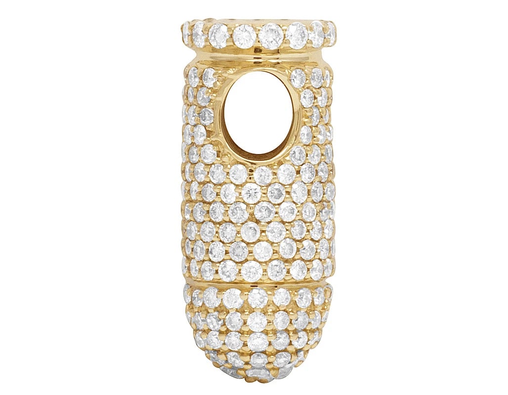 14K YELLOW GOLD REAL DIAMOND CHARM PENDANT: 14K Yellow Gold Real Diamond Charm Pendant Brand: None Type: Pendant Material: 14k Yellow Gold Color: Yellow Gold Size: Dimension .8 inch Accessories: None Accessories Notice: When purchas