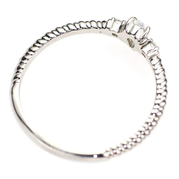 PT950 PEAR SHAPE FANCY WHITE DIAMOND RING - 3