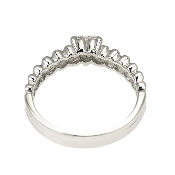 PT900 HEART SHAPE DIAMOND RING - 2