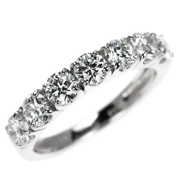 PT950 DIAMOND RING: Pt950 Diamond Ring Brand: None Type: Ring Material: Metal Purity 950 Metal Platinum Main Stone/Creation Natural Color: None Size: 6 US Accessories: None Accessories Notice: When purchasing