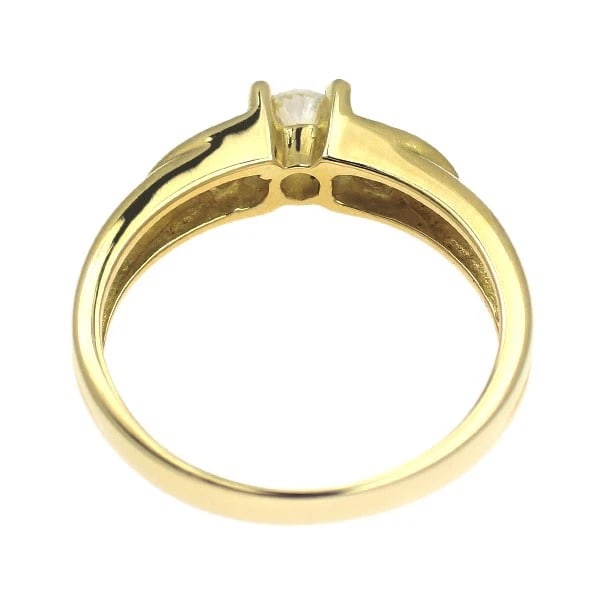 K18YG DIAMOND RING - 2